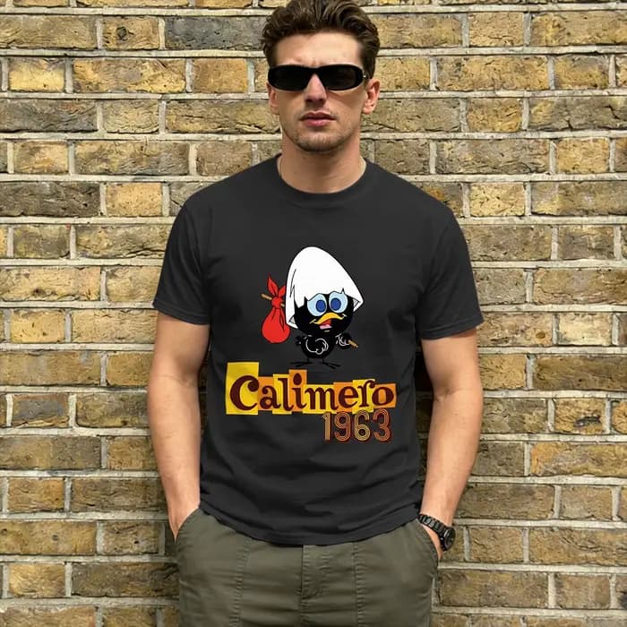 Hipster Cartoon Calimero T-Shirts pour hommes