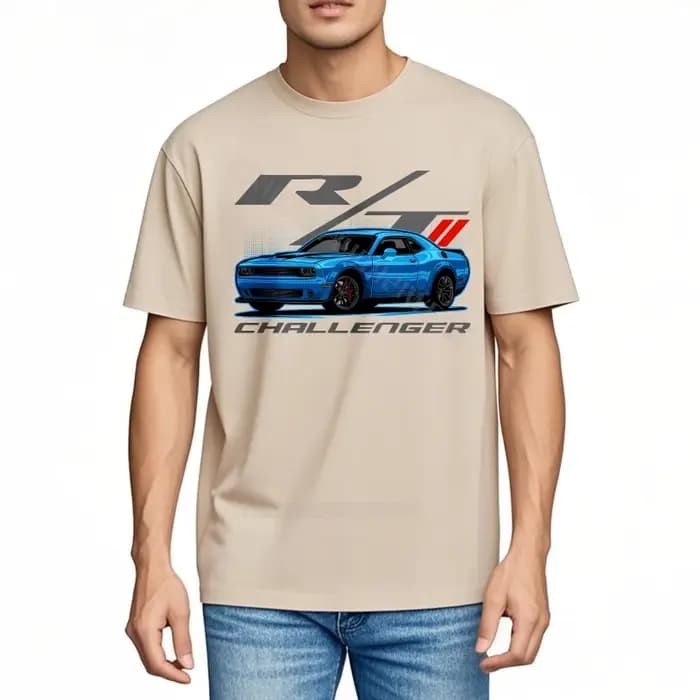 Hommes T-shirt coton col rond