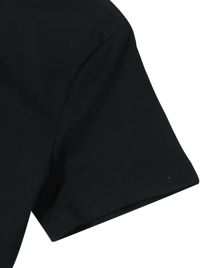 T-shirt à col rond à manches courtes pour femmes