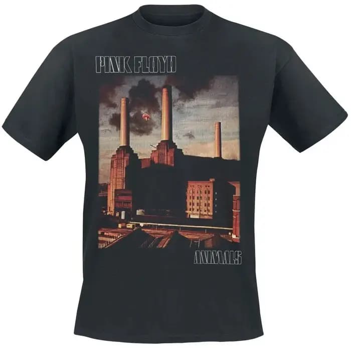 DSOTM 1972 Pink Floyd Band T-Shirt 100% coton