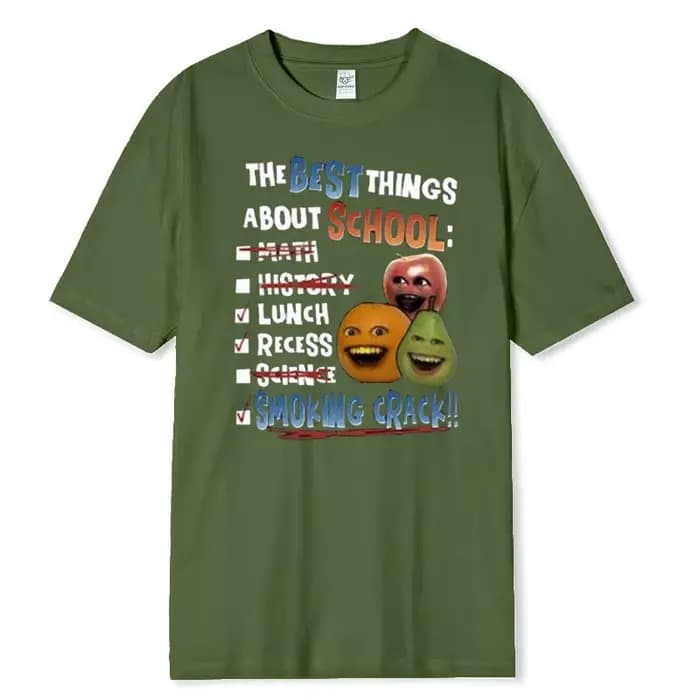 T-shirt ennuyeux les meilleures choses à l'école