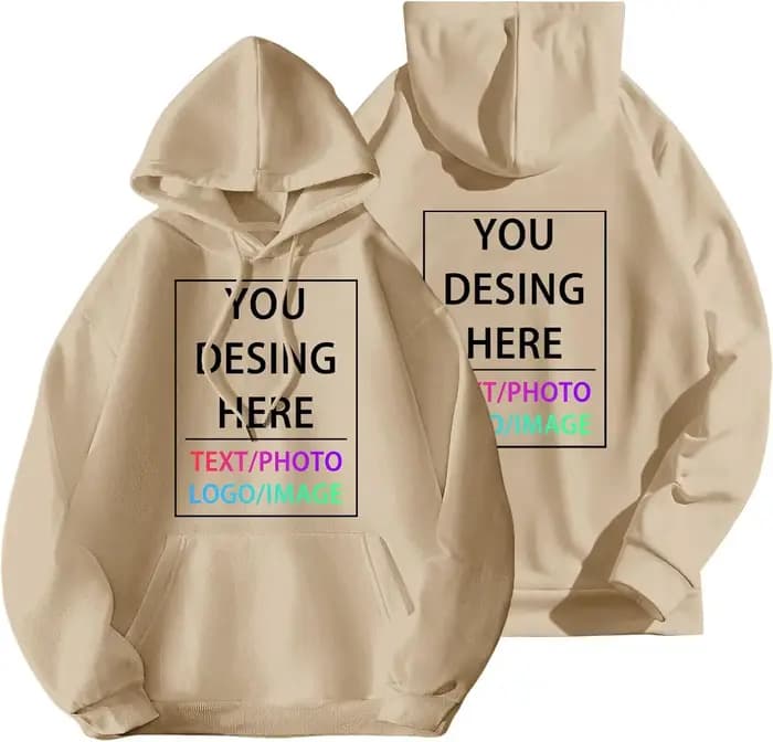 Sweat à capuche personnalisé pour hommes et femmes