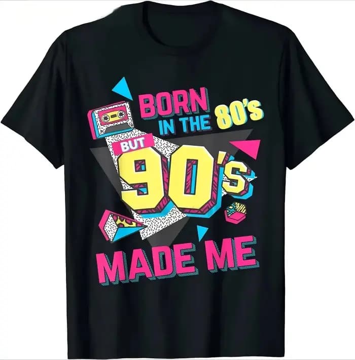 T-shirts pour enfants « J'aime les années 80 et 90 » – Tops