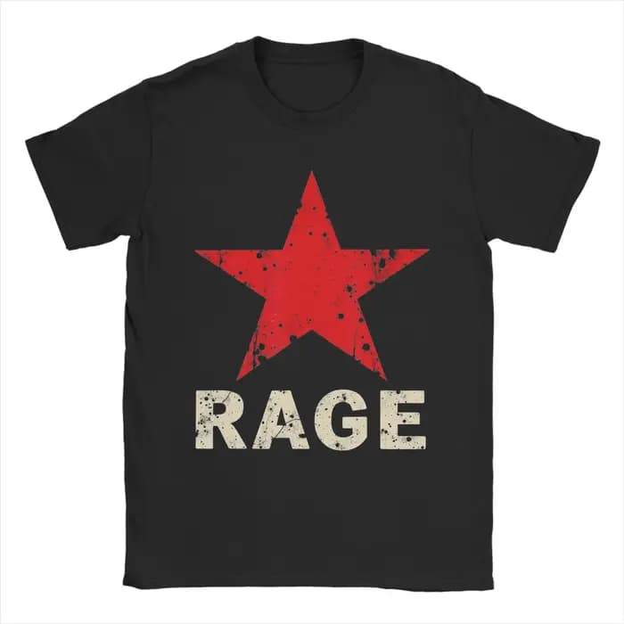 T-shirt en coton Rage Against the Machine pour adultes, style plage Y2K rétro, respirant, tendance,