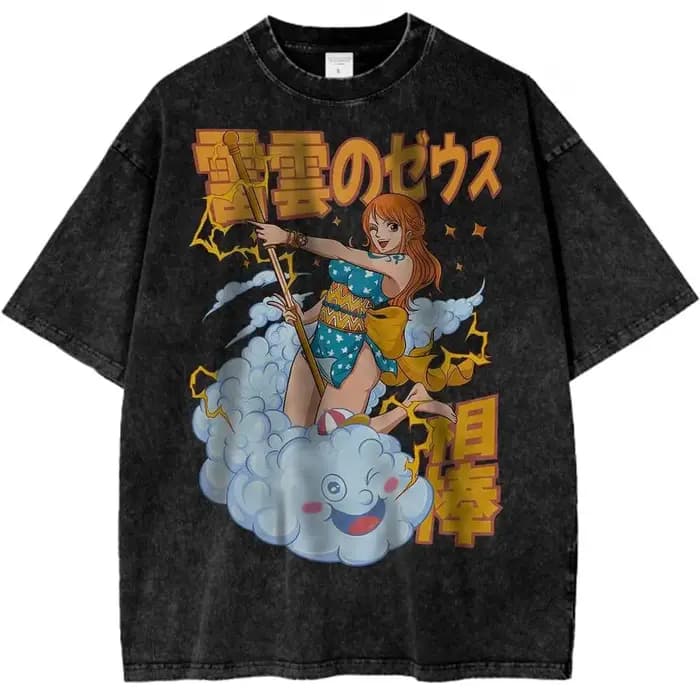 Nico Robin une pièce Anime t-shirt Vintage graphique