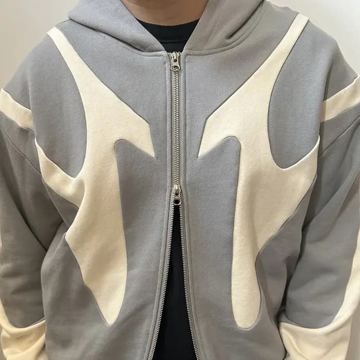 Sweat à Capuche Rétro Bleu pour Homme et Femme