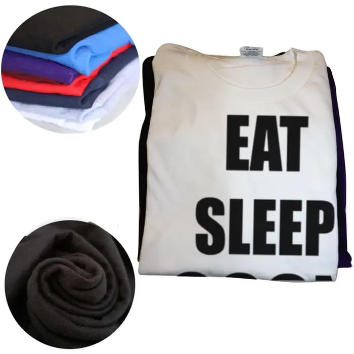 Drôle manger sommeil Goon répéter graphique t-shirts hommes femmes pur coton Humor Streetwear t-shirt à manches courtes unisexe vêtements amples