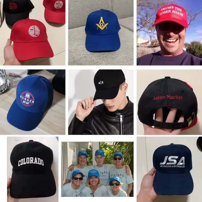 Casquette de baseball réglable avec logo personnalisé pour hommes et femmes