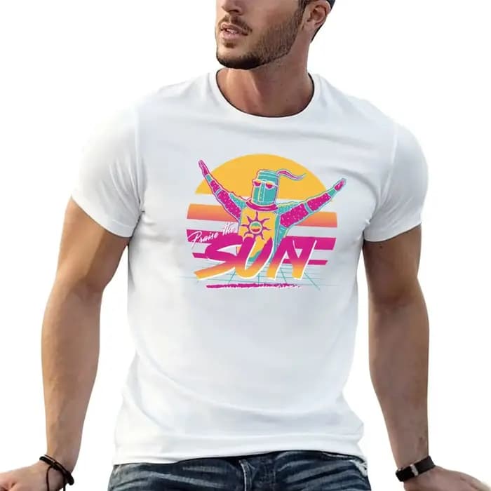 T-shirt Praise The Sun