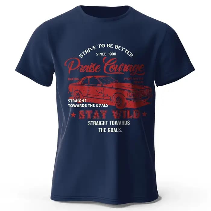 T-Shirt imprimé voiture ancienne pour hommes et femmes