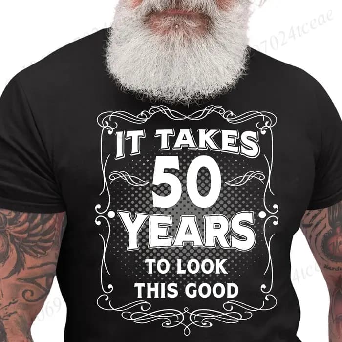 T-shirt drôle du 50e anniversaire pour hommes