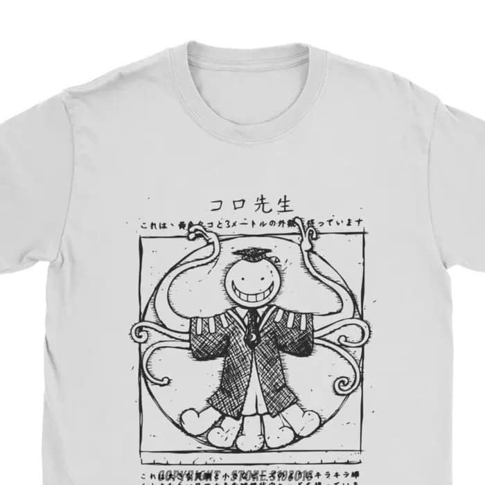 Hommes T-Shirts Koro Sensei assassinat salle de classe Fitness t-shirt Korosensei Ansatsu Anime nouveauté