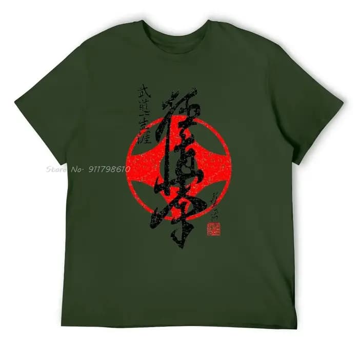 Kyokushinkai karaté coton T-shirt créatif surdimensionné
