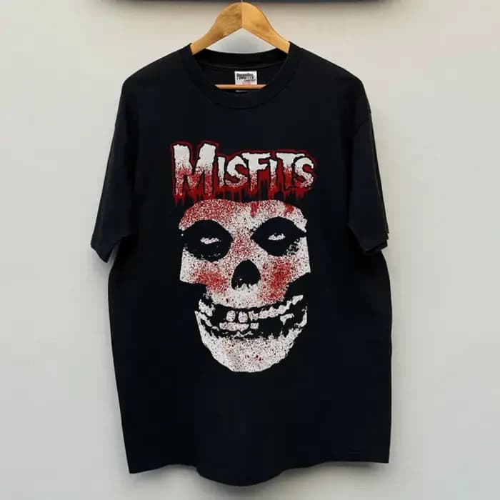 The Misfits A Non-conforming Band Electronic Rock Trend Vintage Street Style Hommes et femmes. T-shi