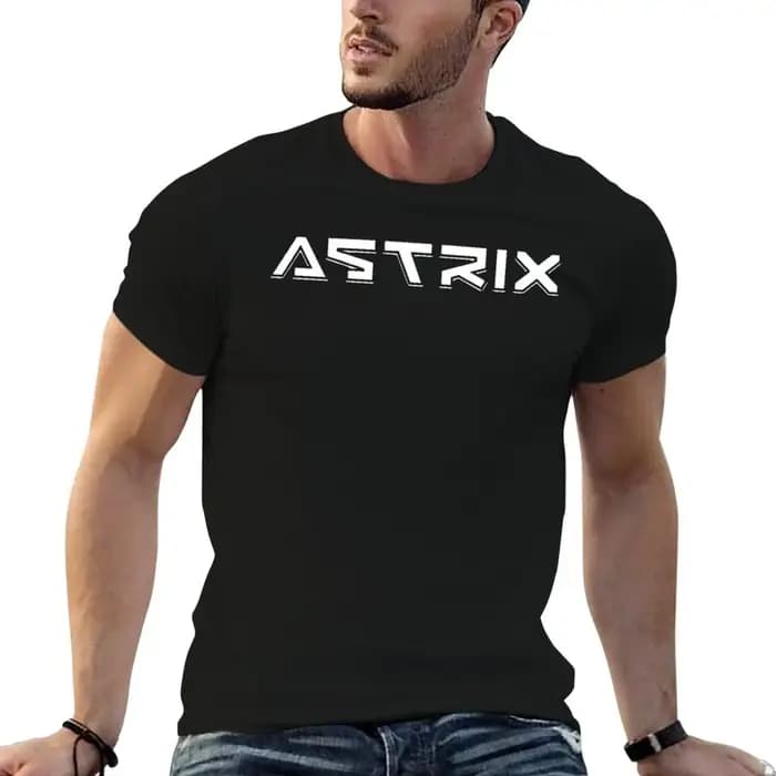 T-shirt avec logo Astrix, t-shirts personnalisés pour homme, t-shirt graphique vintage pour homme