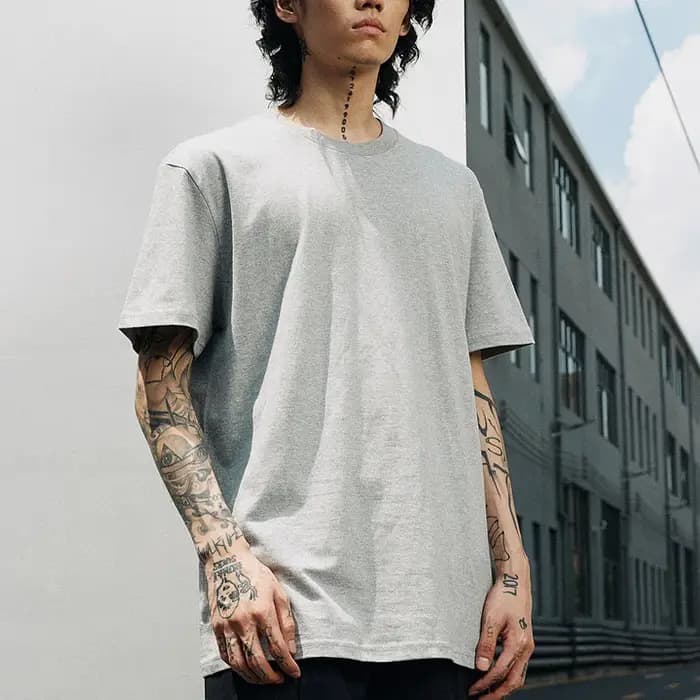 T-shirt uni à manches courtes pour hommes et femmes