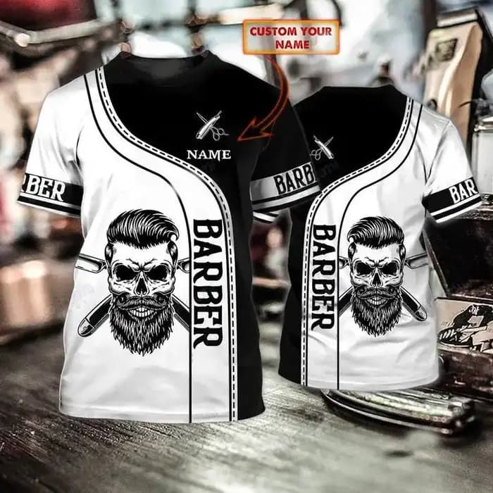 T-shirt à manches courtes unisexe, estival et décontracté, à la mode, avec nom personnalisé, pour ba
