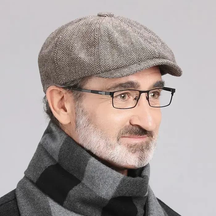 Bonnet à chevrons pour hommes