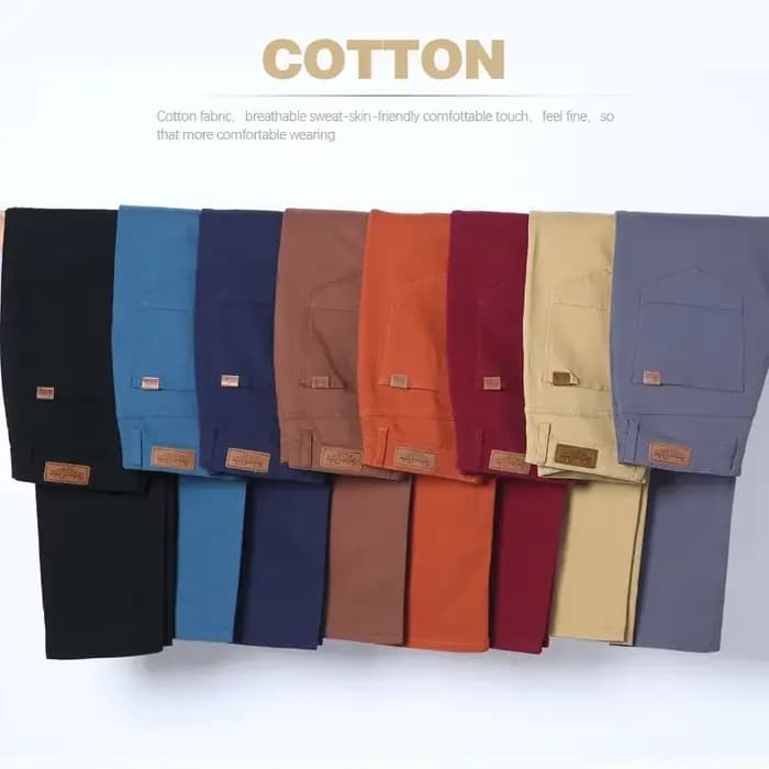 Viser classiques en coton pour hommes