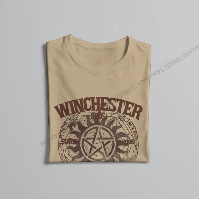Surnaturel Winchester Bros t-shirt hommes t-shirts vêtements d'été coton col rond