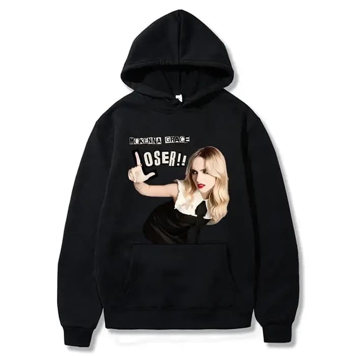 Mckcannelle Grace LOSER!!! Sweat à capuche à manches longues pour hommes et femmes