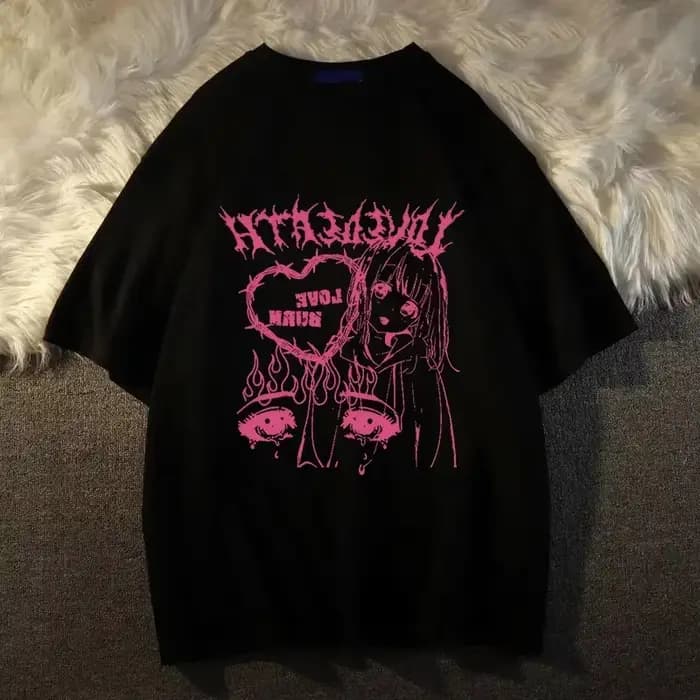 Harajuku T-shirt femmes Anime