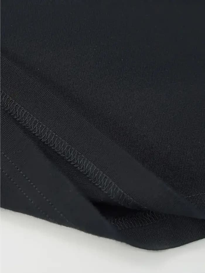 T-shirt décontracté pour homme 100% coton à manches courtes avec col rond