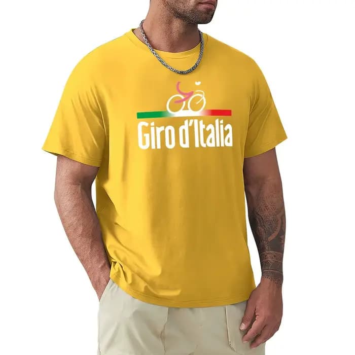 T-Shirt à Manches Courtes et Col Ras du Cou pour Homme