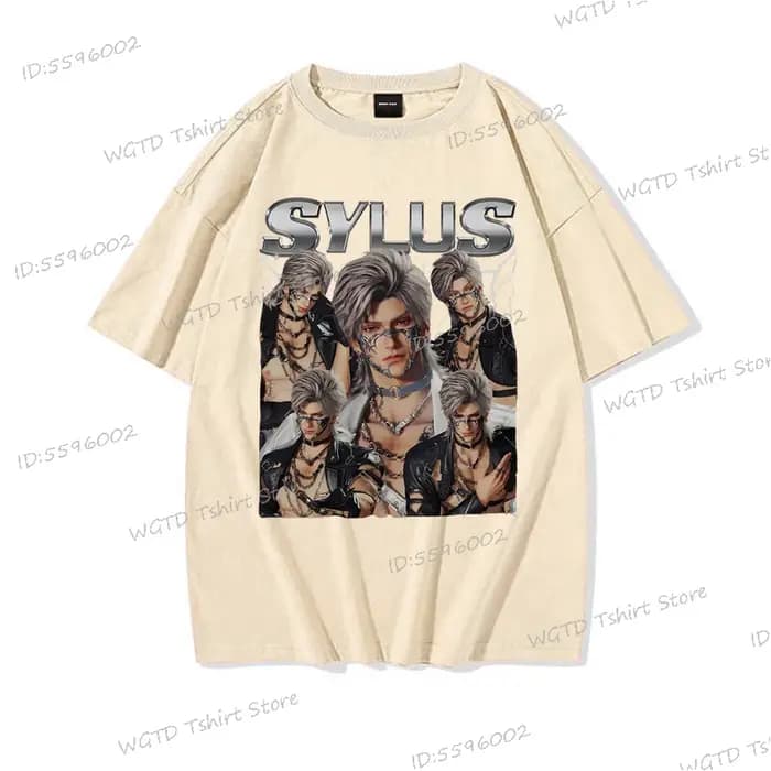 Sylus Love and Deepspace T-Shirt en coton Vintage Streetwear femmes hommes vêtements Harajuku Y2k T-