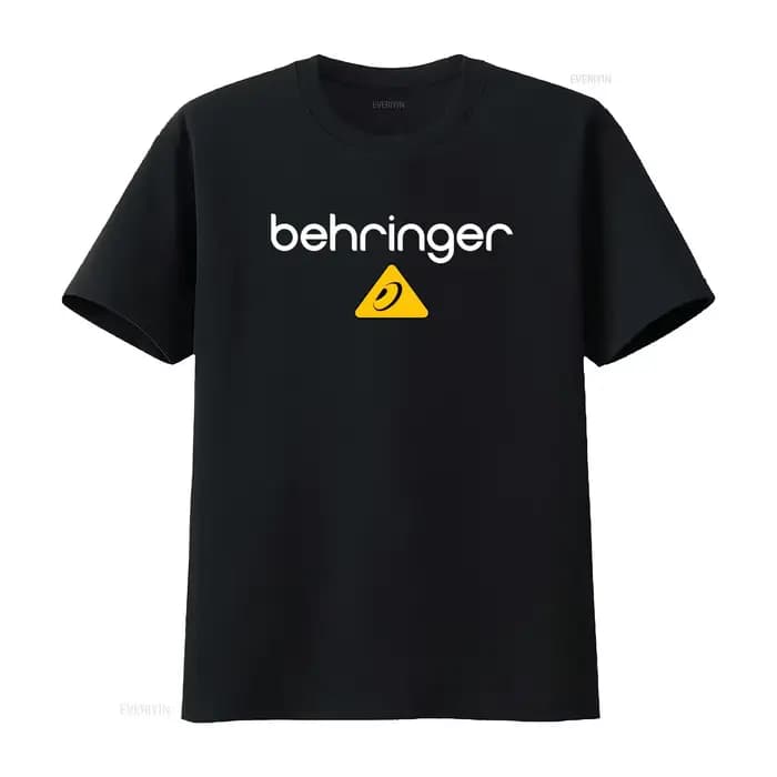 T-shirt en coton épais pour homme avec logo Behringer
