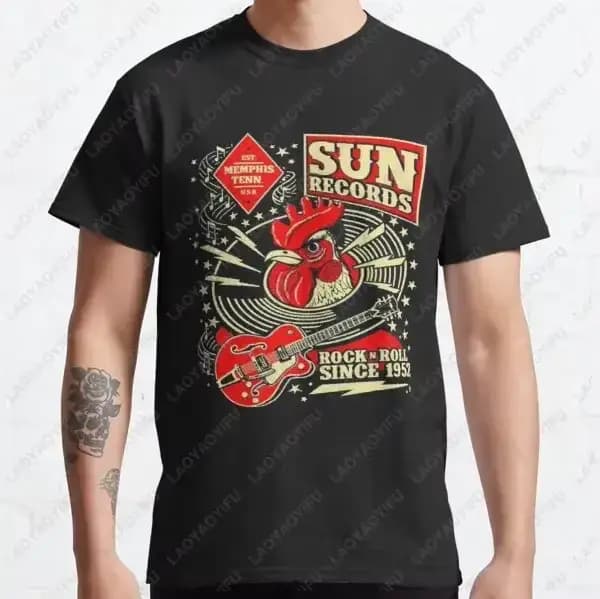 Gothique Rockabilly Rock and Roll Creative TShirt Cool Men Skull Dice Rockers Graphic Tshirts Male Fashion Hip-hop Y-XS-4XL
