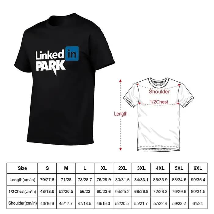 homme pour chemises de créateurs t chemises graphiques t LinkedIN T-Shirt Park