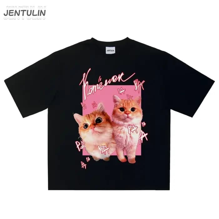 T-shirt à Manches Courtes en Coton pour Homme