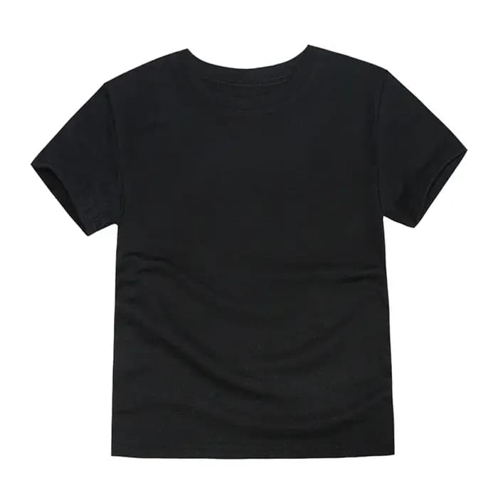 T-shirt blanc 100% coton pour garçons et filles