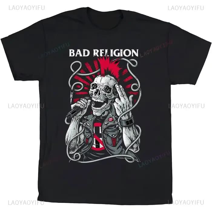 Bad Religion-T-Shirt Slimfit pour hommes contre le Grain