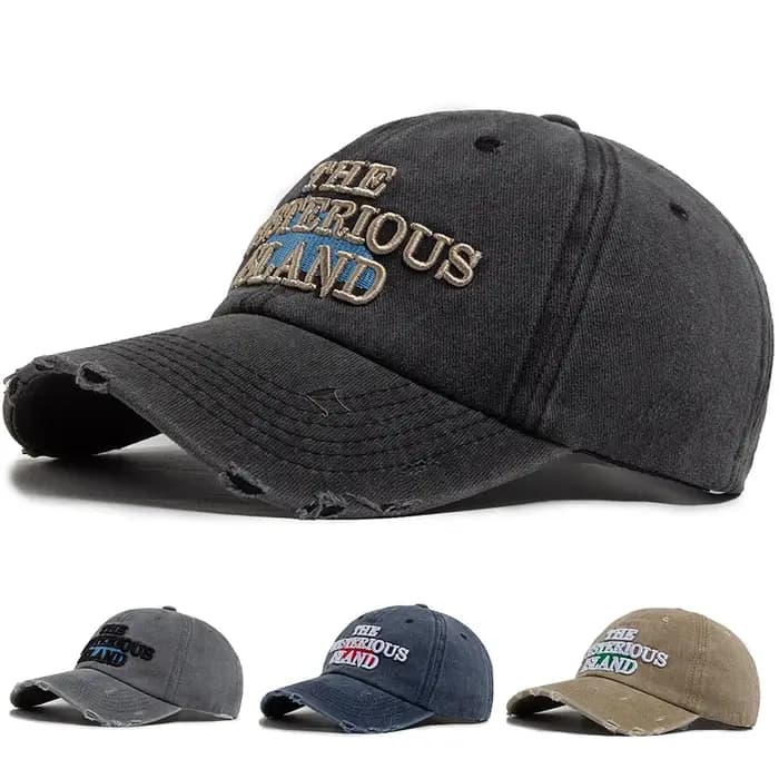 Casquette de baseball The Mysterious Island pour hommes et femmes, Snapback décontracté en coton, chapeau vintage, visière, casquettes Hip Hop unisexes, mode