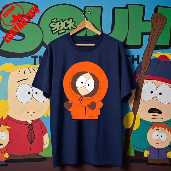 Amusant parc du sud dessin animé t-shirt unisexe femmes hommes