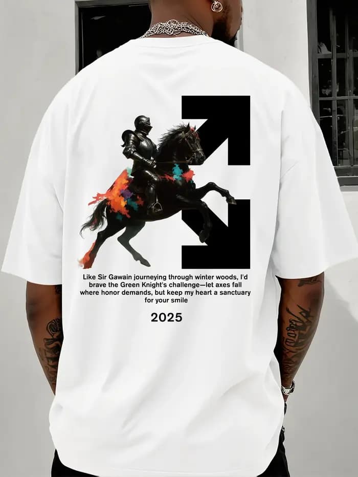 Tendances de la mode homme et femme 2025 - T-shirts décontractés - T-shirts à manches courtes doux,