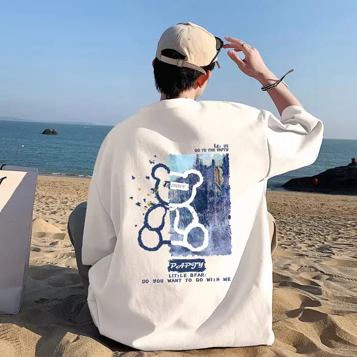 T-Shirt d'été à manches courtes pour hommes, imprimé rafraîchissant, en coton, de haute qualité, hau