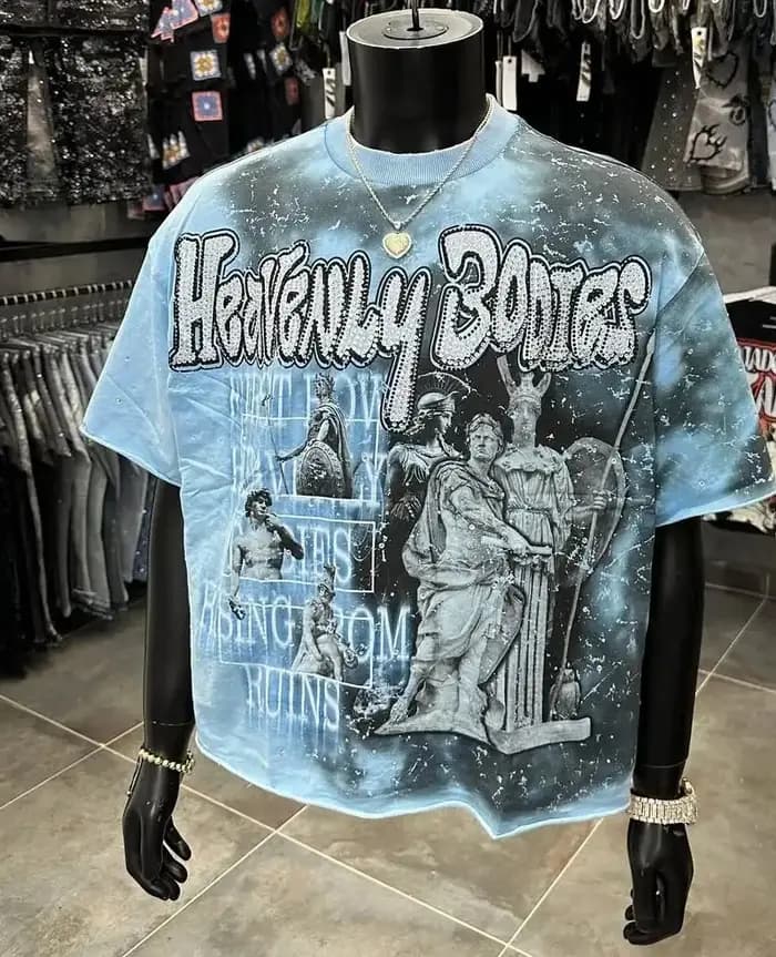 Style coloré Design tendance sens lettre manches longues pour l'été décontracté série ample Y2k Punk