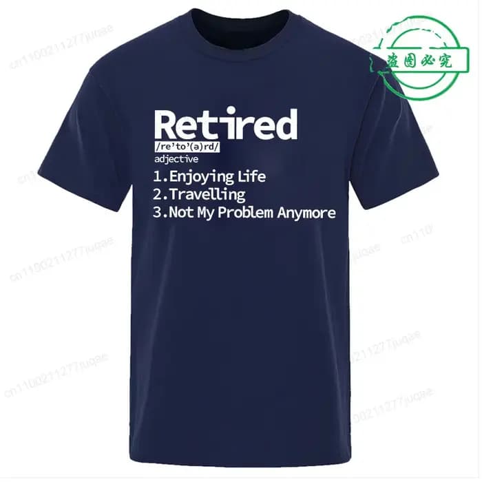 T-shirts d'été pour hommes, décontractés et tendance, à coupe ample, avec impression 'Définition de