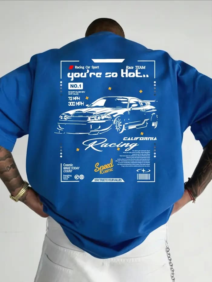 T-shirt décontracté à manches courtes pour hommes
