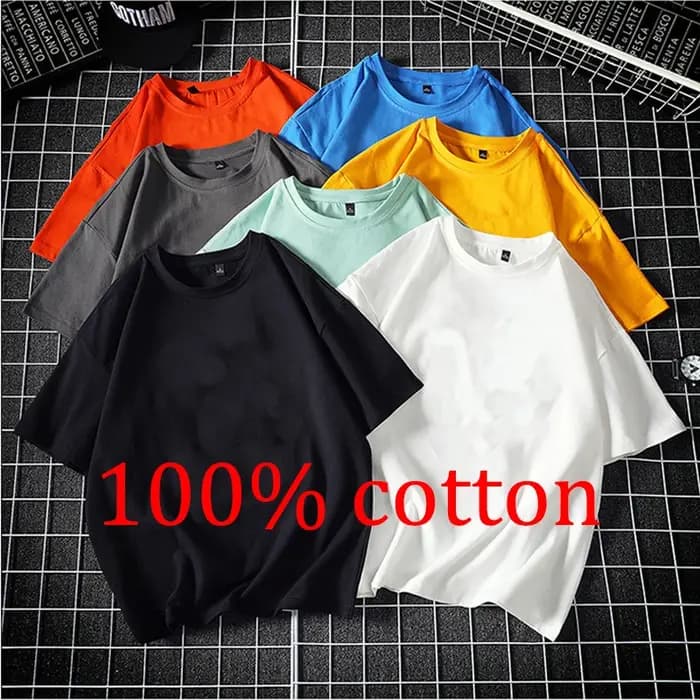 LégIBLE 2025 été hommes T-Shirt décontracté ample coton à manches courtes