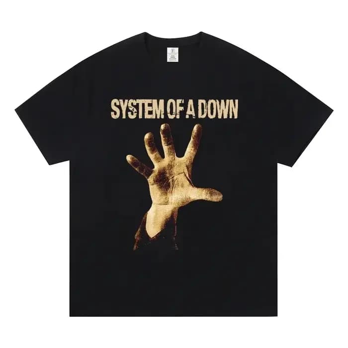 T-shirt à manches courtes du groupe System of A Down