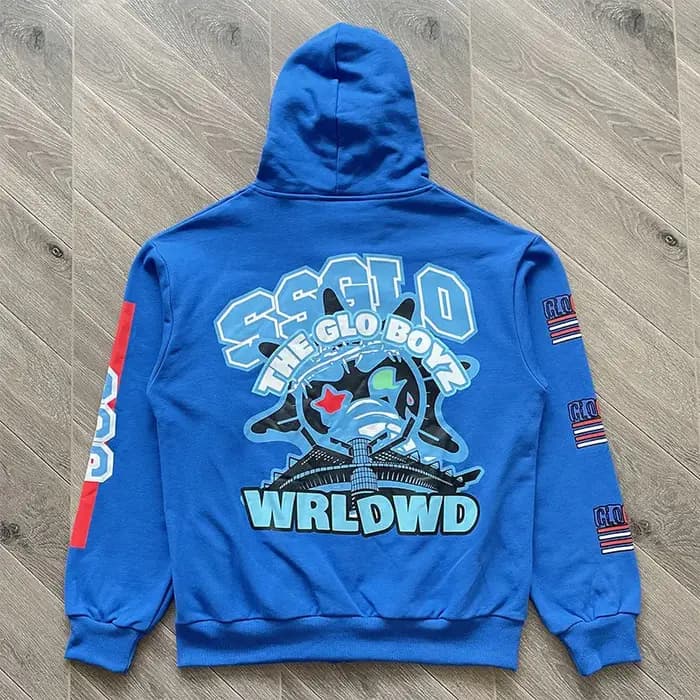 Sweat à capuche zippé Glo Gang SSGLO