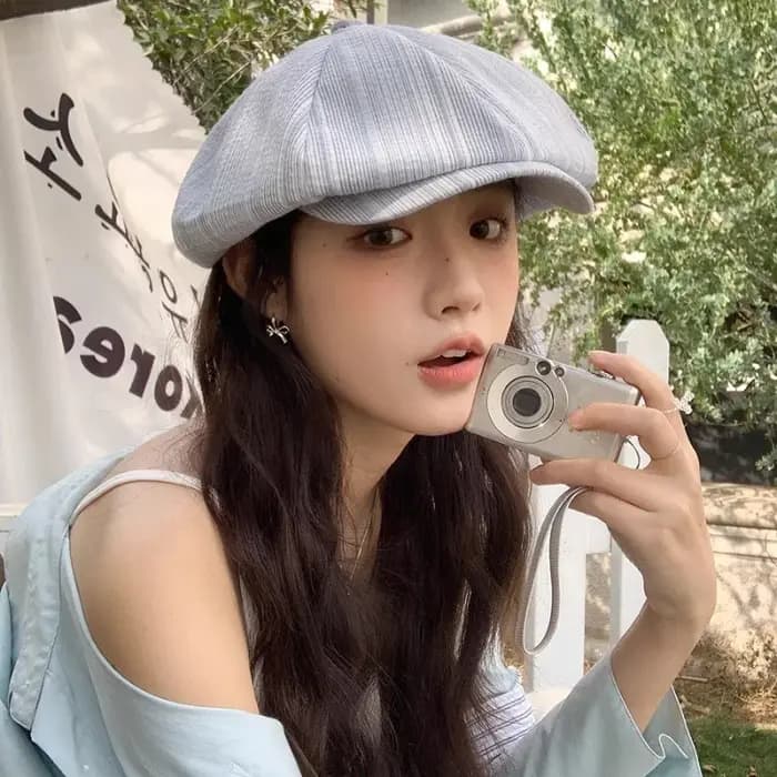Harajuku Vintage casquettes Golf conduite soleil plat Cabbie casquette Peaky Blinder chapeaux pour femmes été printemps automne nuages béret Gorras
