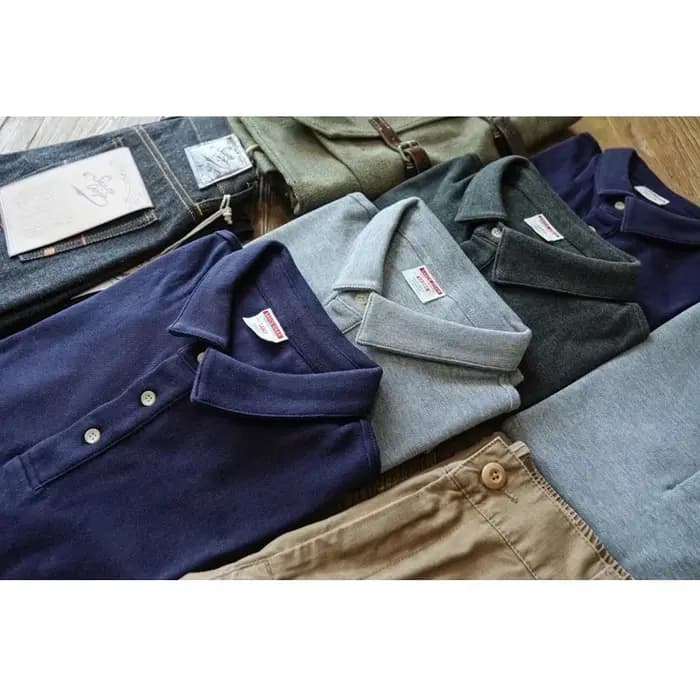 Sauce Zhan hommes T-shirt col Henry solide Polo pur coton manches courtes décontracté coupe ample 250g