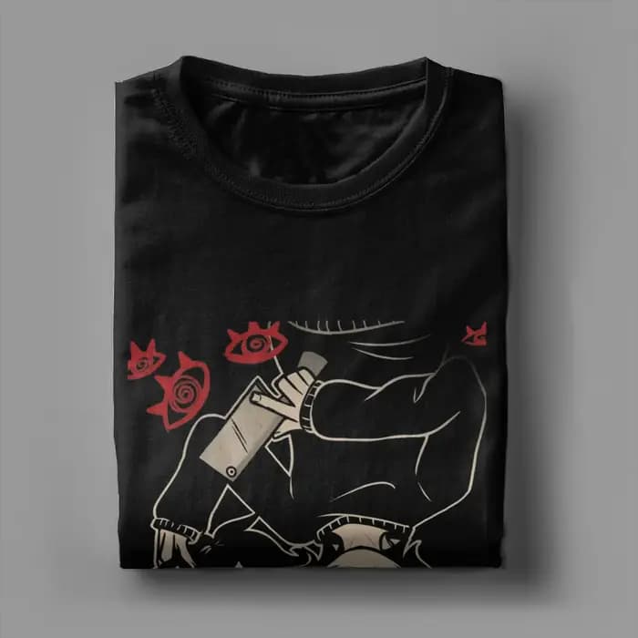 Jeu le cercueil d'Andy et Leyley 100% coton t-shirt pour hommes été Style de rue t-shirts col rond surdimensionné motif vêtements