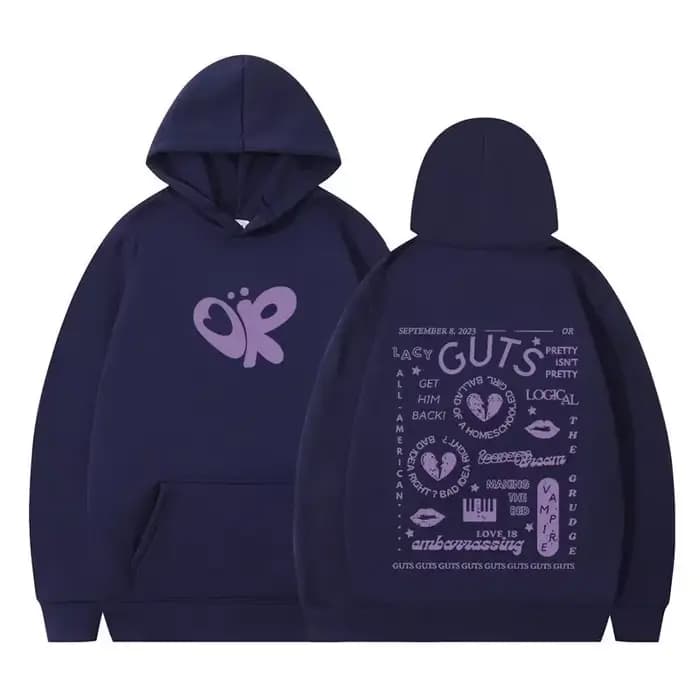 Sour Guts Vampire sweat à capuche hommes femmes vêtements mode Vintage sweats à capuche à manches lo