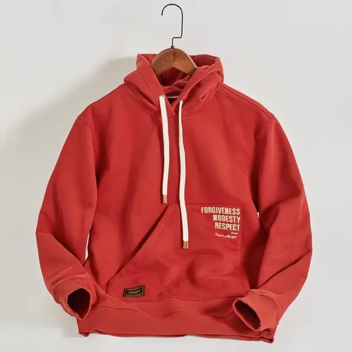 Sweat à capuche épais pour homme avec doublure Smile, automne et hiver